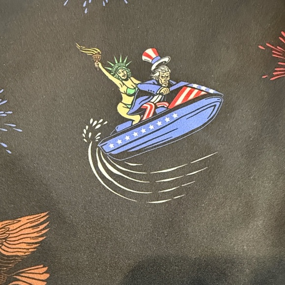 Hurley Weekender 20" Boardshorts Swimwear American July 4th-theme Men's Size 32 - Picture 8 of 16